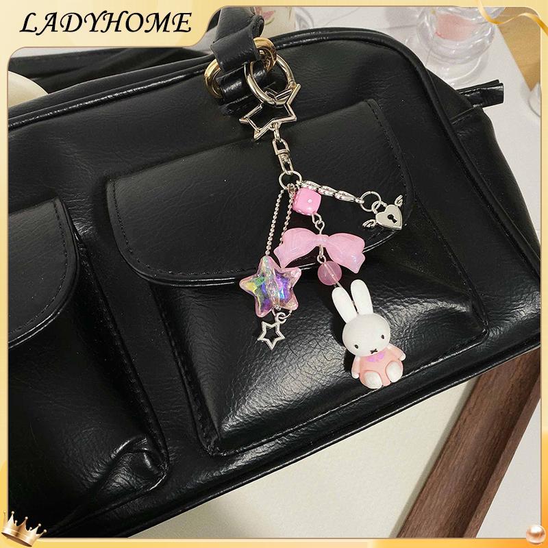 LH Miffy Bunny Phone Lanyard การ์ตูนกระต่ายโทรศัพท์สําหรับสาวของขวัญ KZ