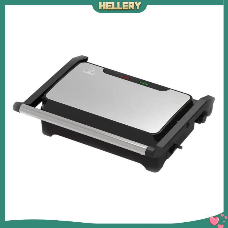 [HelleryTH] Panini Press Grill 750W เครื่องทําแซนวิชสําหรับเบอร์เกอร์แซนวิชอาหารเช้า