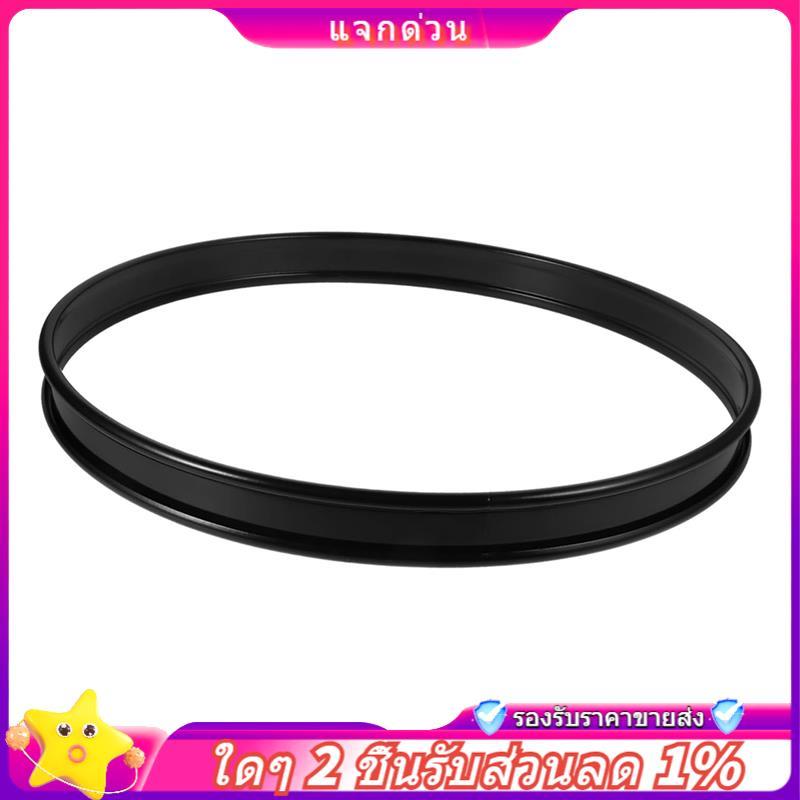 ในสต็อก-Percussion Drum Hoop Instrument Parts 16 นิ้วเครื่องมือเพอร์คัชชัน Bil Side Metal Hoop Protector สําหรับกลองสแนร์และกลองเครื่องมือเพอร์คัชชัน