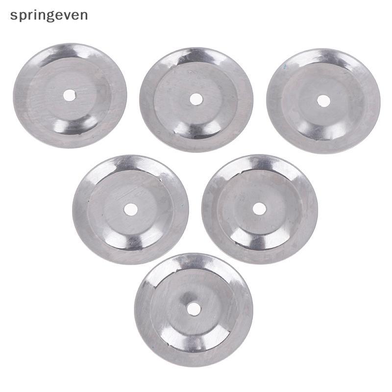 Springeven 50pcs Tambourine Bell แหวน Jingle Bell เหล็กสําหรับ Handbell Church กลองบ่วง Tambourine แ