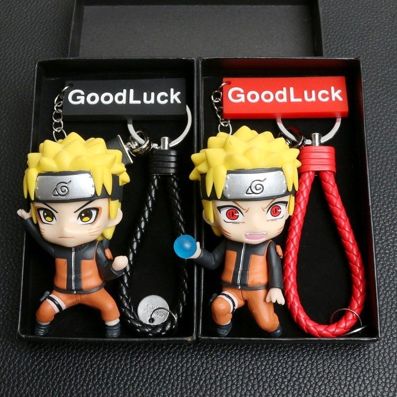 อะนิเมะ สินค้า Naruto พวงกุญแจจี้เกลียว Maru Naruto Creative Unique รถพวงกุญแจจี้