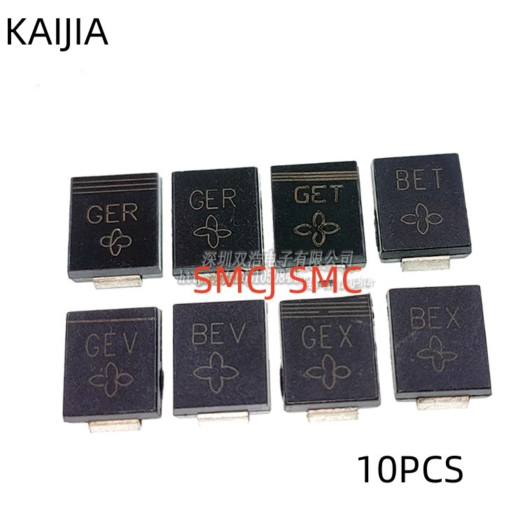 ไดโอด 5-10 ชิ้นในสต็อก SMCJ75A GGR SMCJ75CA BGR SMCJ78A