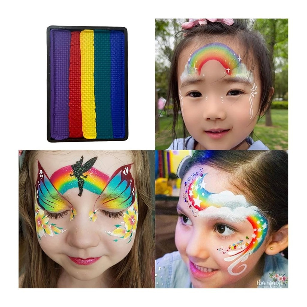 Face Painting Kit Creative Animal Body Paint, Face Paint Paste, Face Color Stage Makeup Set Professi