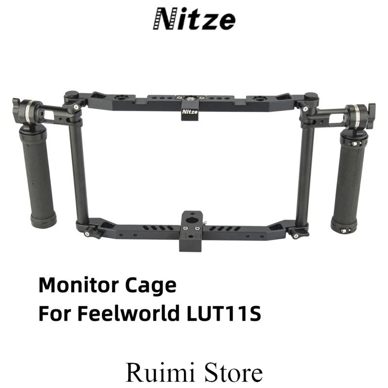 Nitze Directors Monitor Cage Kit สําหรับ Feelworld LUT11S 10.1 นิ้ว 2000nit Ultra Bright Monitor- JS