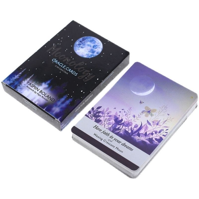 2026 Moon Oracle Card Moonology Oracle Moonology Oracle Card การ์ดเกมกระดานภาษาอังกฤษการ์ดเกม