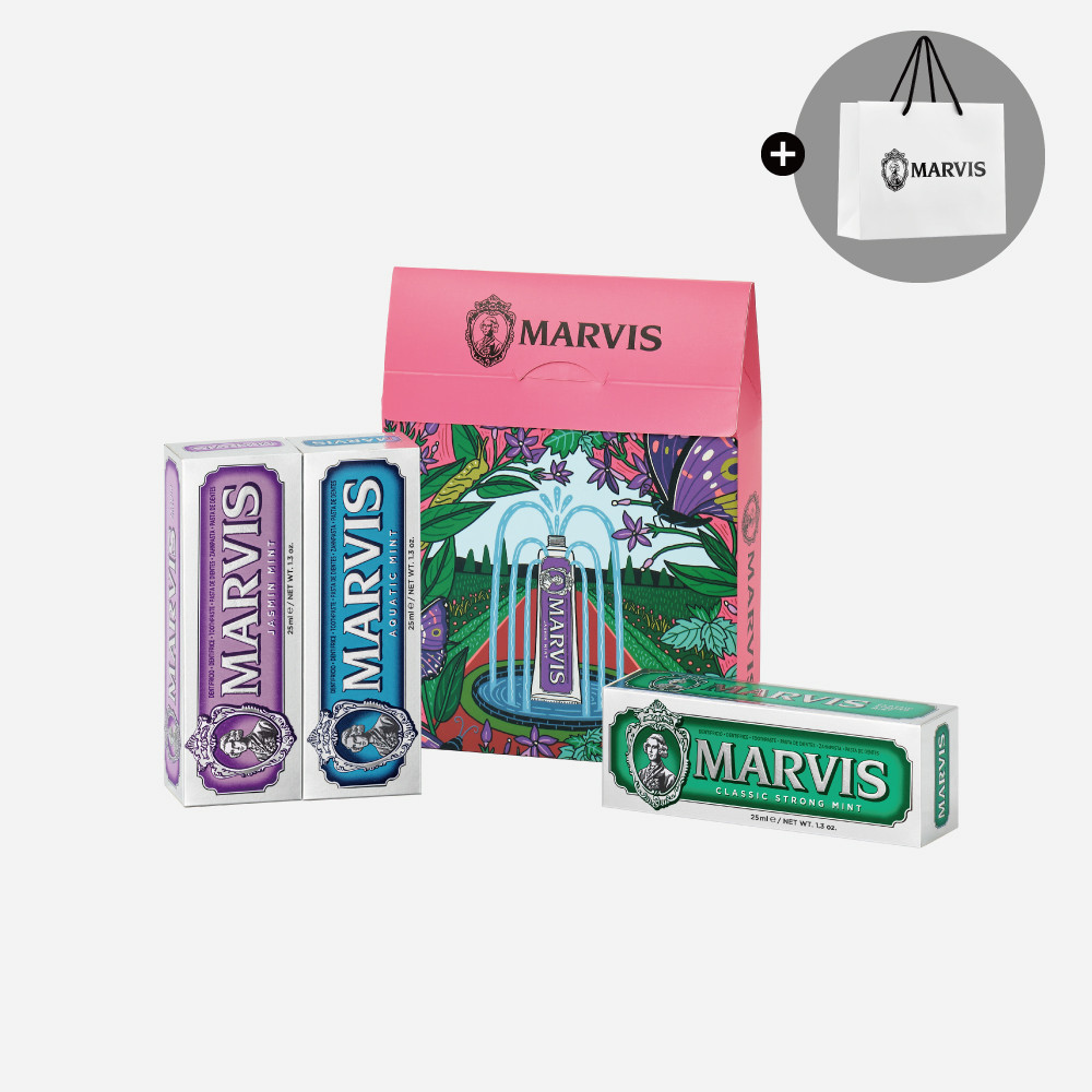 [Mavis Korea] ยาสีฟัน Marvis 25ml 3-Pack Gift Set