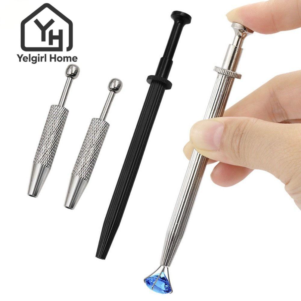 Yelgirlb เครื่องมือทําเครื่องประดับแหนบ Catcher Grabber พร้อมเครื่องมือหยิบ 4 กรงเล็บ