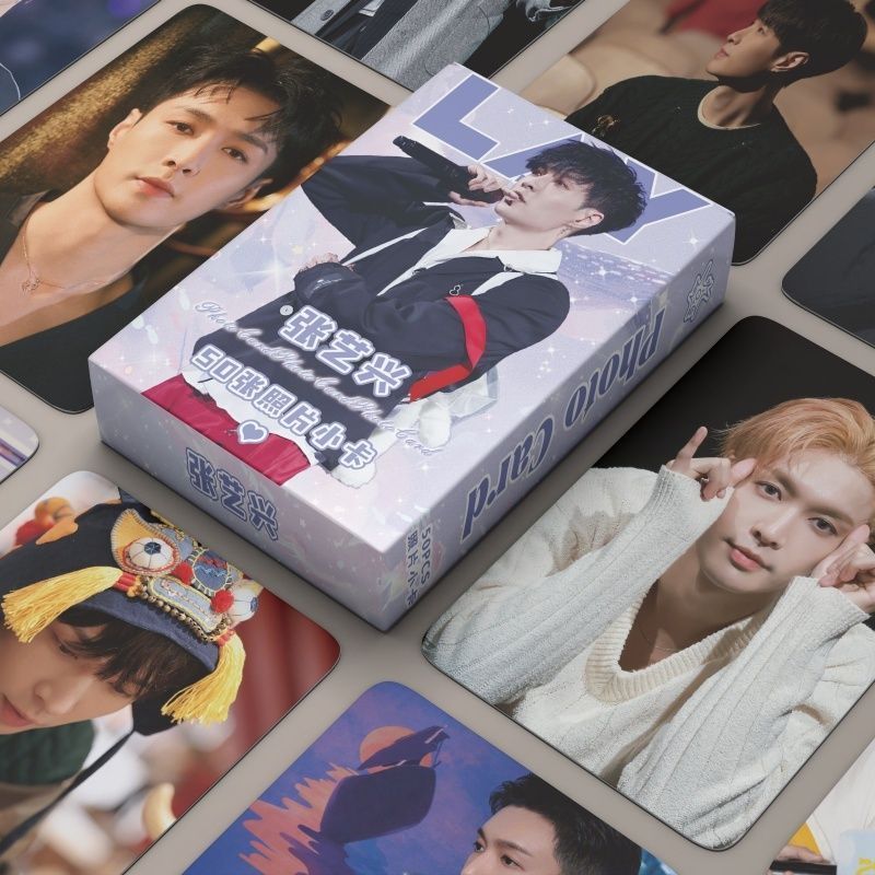 LAY Zhang Yixing Laser Card Self-Printing Card EXO Merchanted Album Photocard LOMO Card Self-Printin