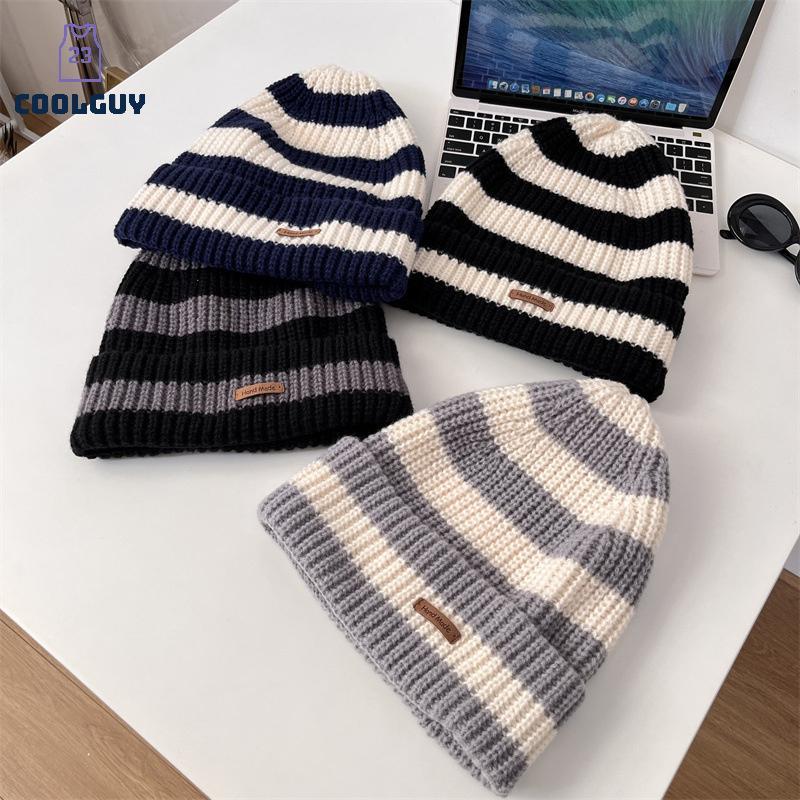 Beanies ถักนิตติ้งสำหรับทั้งผู้ชายและผู้หญิง หมวกฤดูหนาวที่อบอุ่น - รูปที่ 5