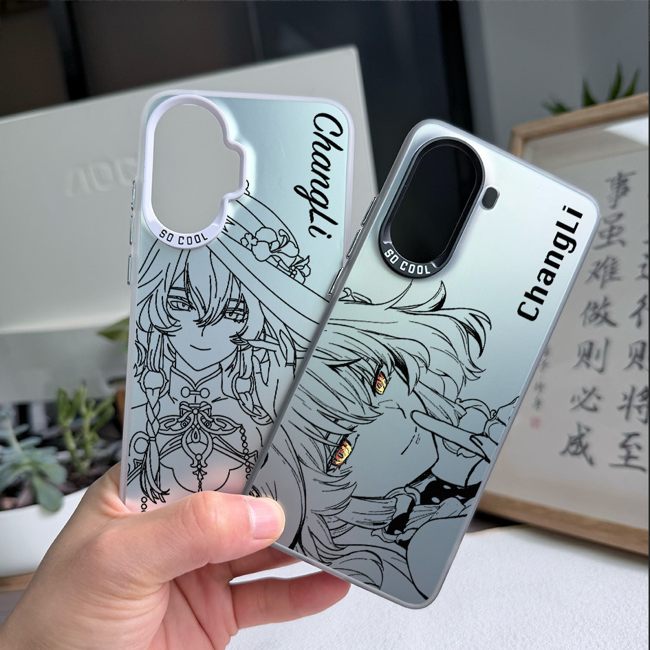 สําหรับ POCO X7 X6 X5 F8 Ultra F8 Pro F7 F6 Pro F5 "คลื่นซอมบี้" WUWA Changli Micro Matte Hard เคสโท