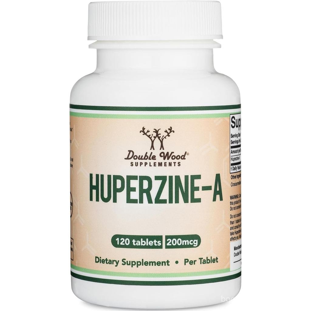 Huperzine A 200mcg (Third Party Test) 120 เม็ด อาหารเสริมสมองส่งเสริม Choline Acetyl Choline (Acetyl