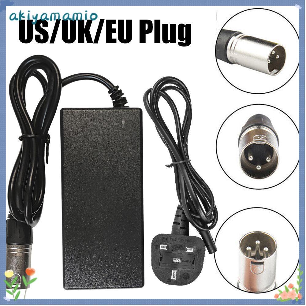 AKIYAMAMIO Power Adapter Universal Trolley Electric Bike Ebike Charger