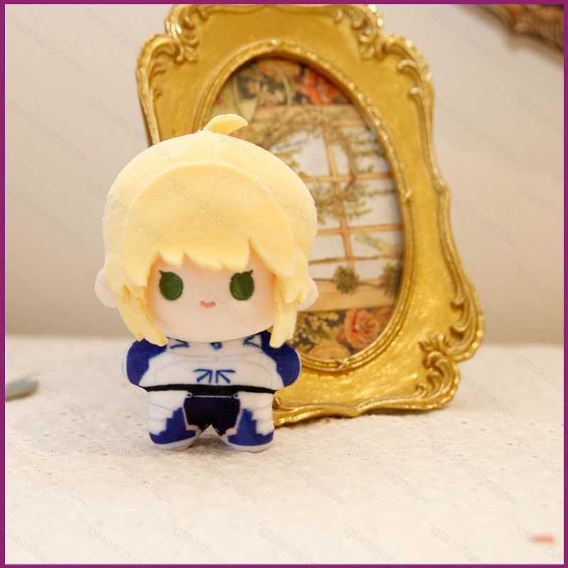 YT4 ย้อนกลับ 1999 Fate FGO Saber Sotheby Marcus ตุ๊กตาตุ๊กตากระเป๋าจี้ปลาดาวตุ๊กตาของเล่นสาวของขวัญ