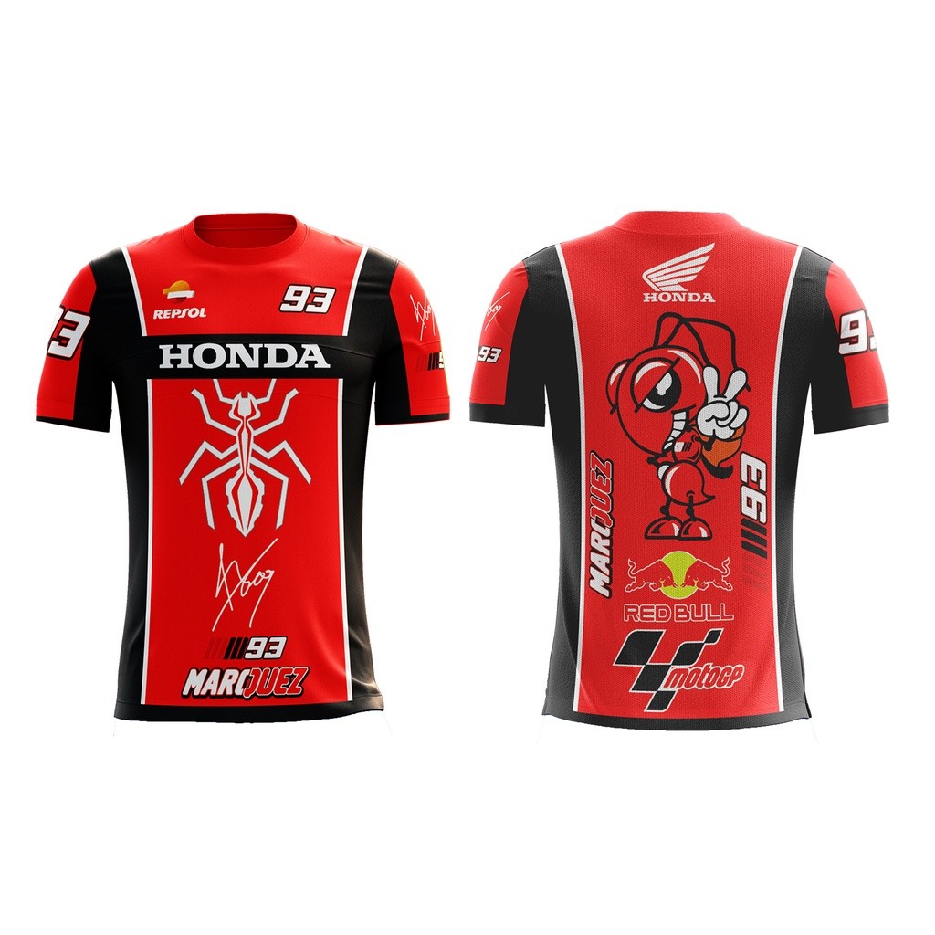 เสื้อเสื้อยืด Marc Marquez 93 Repsol Honda Sport Racing