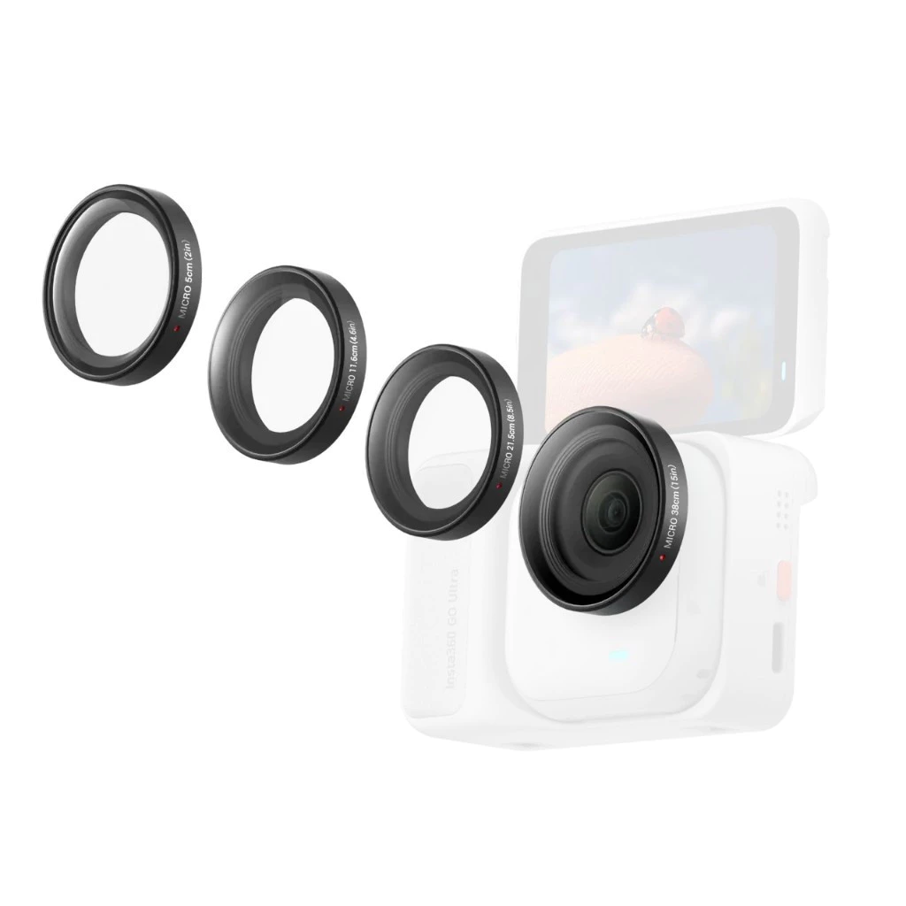 Insta360 GO Ultra Micro Lens Kit สําหรับ GO Ultra,Insta360 GO Ultra อุปกรณ์เสริม thumbnail 10