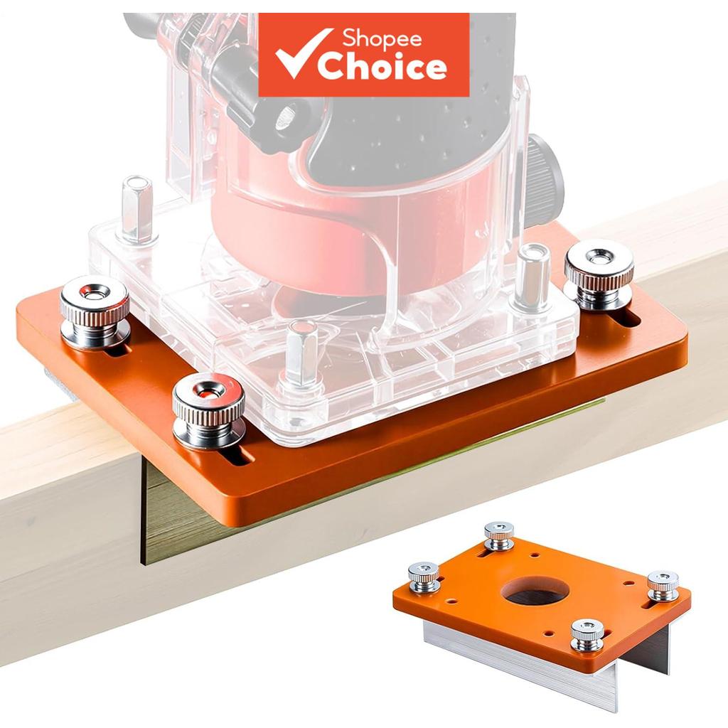 เครื่องตัด Slotted Bracket ไม้เราเตอร์ Locator เครื่องมือพร้อม Stopper 2 ชิ้น
