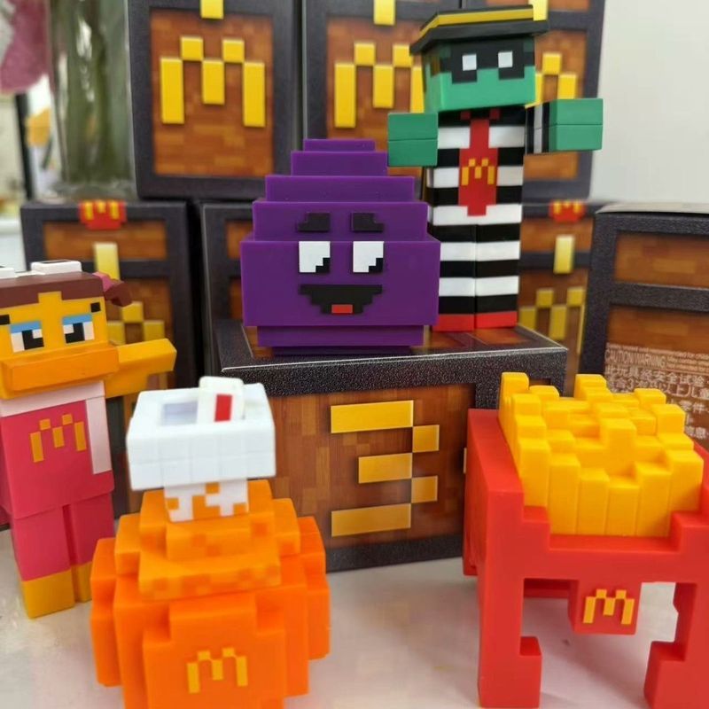 2025 McDonalds Minecraft Co-Branded Big Movie Miner Energy Package ยี่ห้อใหม่ยังไม่ได้เปิด Influence