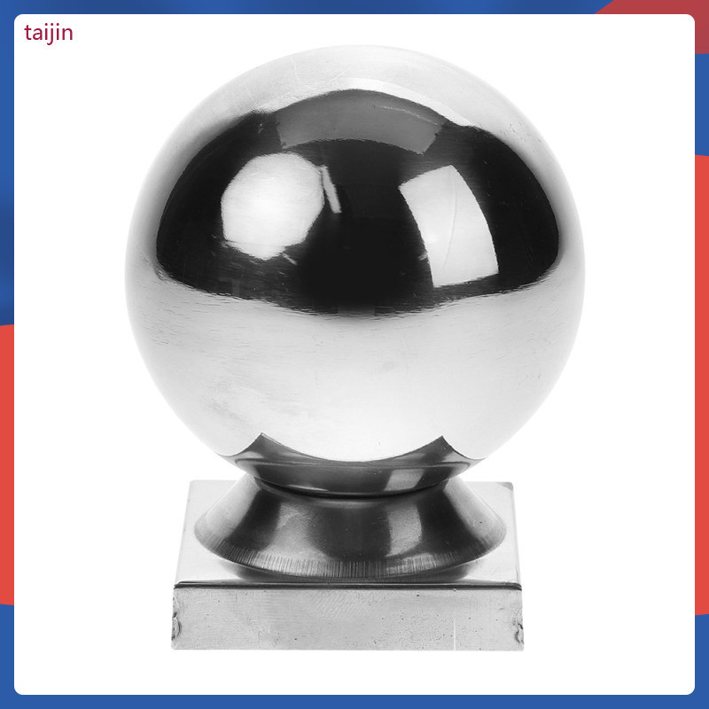 รั้วโพสต์หมวก Handrail End Caps รอบโพสต์ End Caps สําหรับ Handrail บันได Newel Guardrail หลอดสแตนเลส