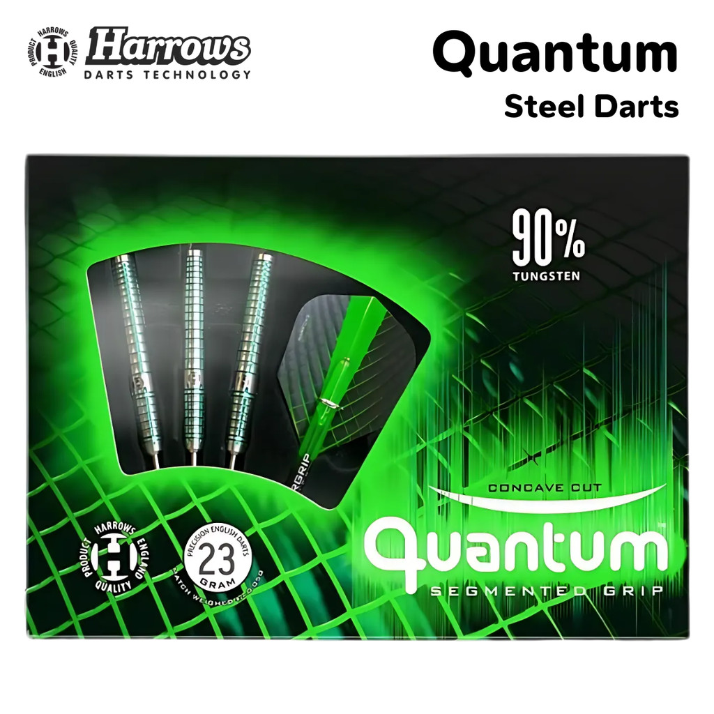 ลูกดอกปาเป้า Harrows Quantum 90%Tungsten Steel Darts 23g
