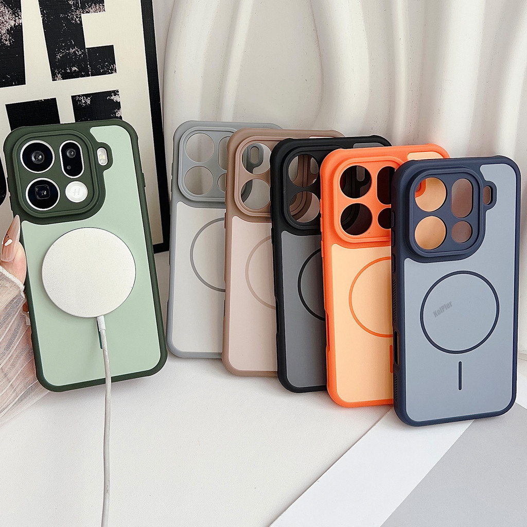 การกระจายความร้อนซิลิโคนเคสโทรศัพท์สําหรับOPPOค้นหาX9 PRO X9S X8 Ultraแม่เหล็กชาร์จไร้สายเข้ากันได้กันกระแทกปกอ่อน