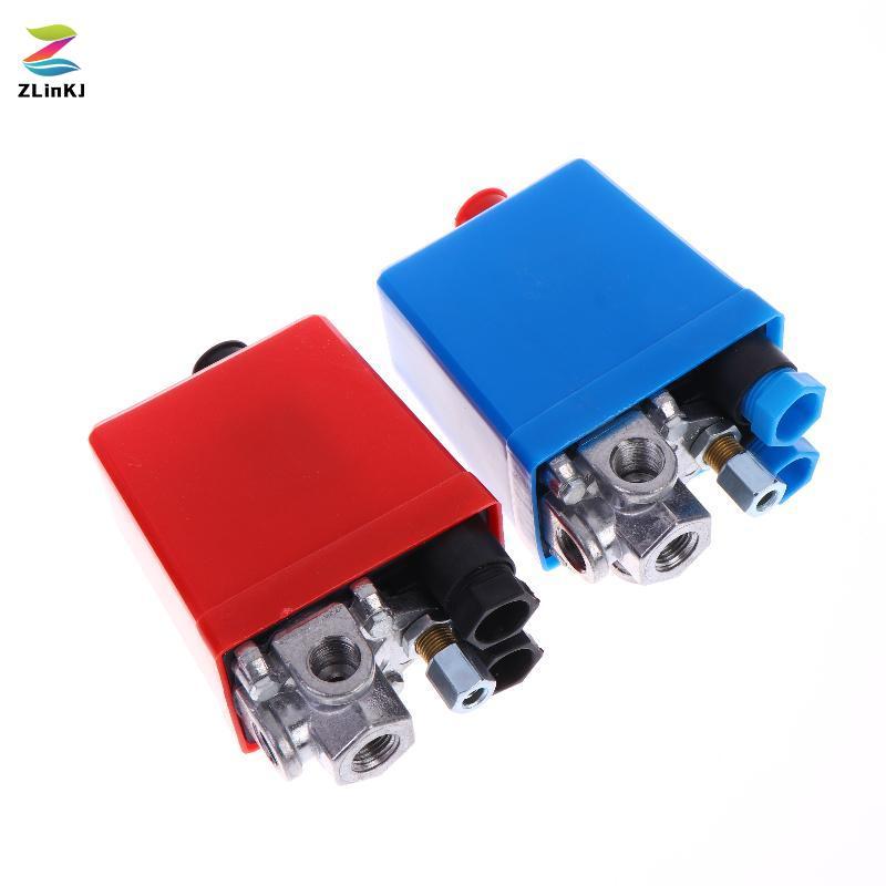 ZLinKJ อเนกประสงค์ Air Compressor สวิทช์ 90-120psi ปรับอัตโนมัติสําหรับ Workshop Garage Air เครื่องม