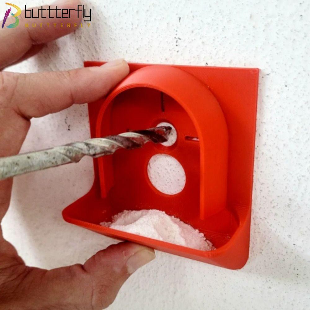 BUTTTERFLY กล่องเก็บฝุ่นเจาะผนัง,ลื่นประสิทธิภาพสูงสว่านไฟฟ้ากล่องเก็บฝุ่น,ติดตั้งง่ายความจุขนาดใหญ่สากลเจาะเก็บฝุ่น