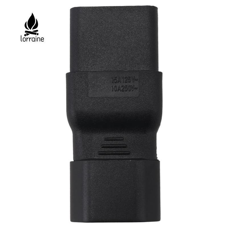 PDU UPS Power IEC ชาย C14 ถึงหญิง C19 อะแดปเตอร์ IEC C19 ถึง C14 Connector