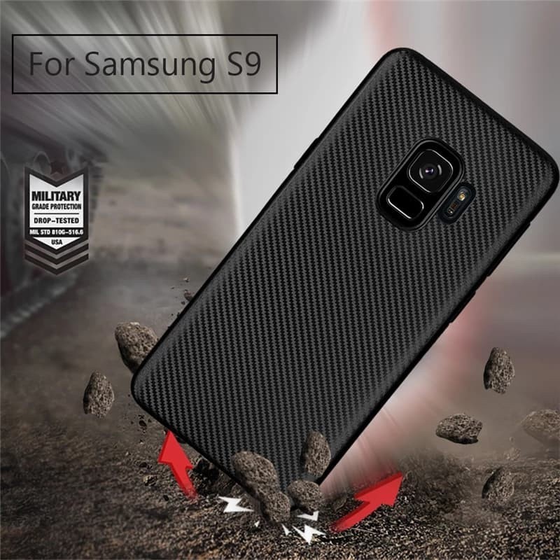 SAMSUNG S9 CASE SLIM FIT CASE CARBON FIBER RESISTANT