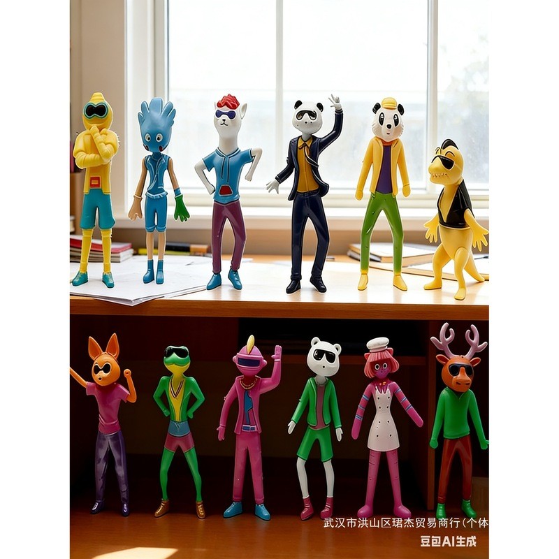 Just Dance Just Dance Just Dance Music Game สินค้าอะนิเมะรูปตุ๊กตาตกแต่งรุ่นกล่องสีอื่นๆ s