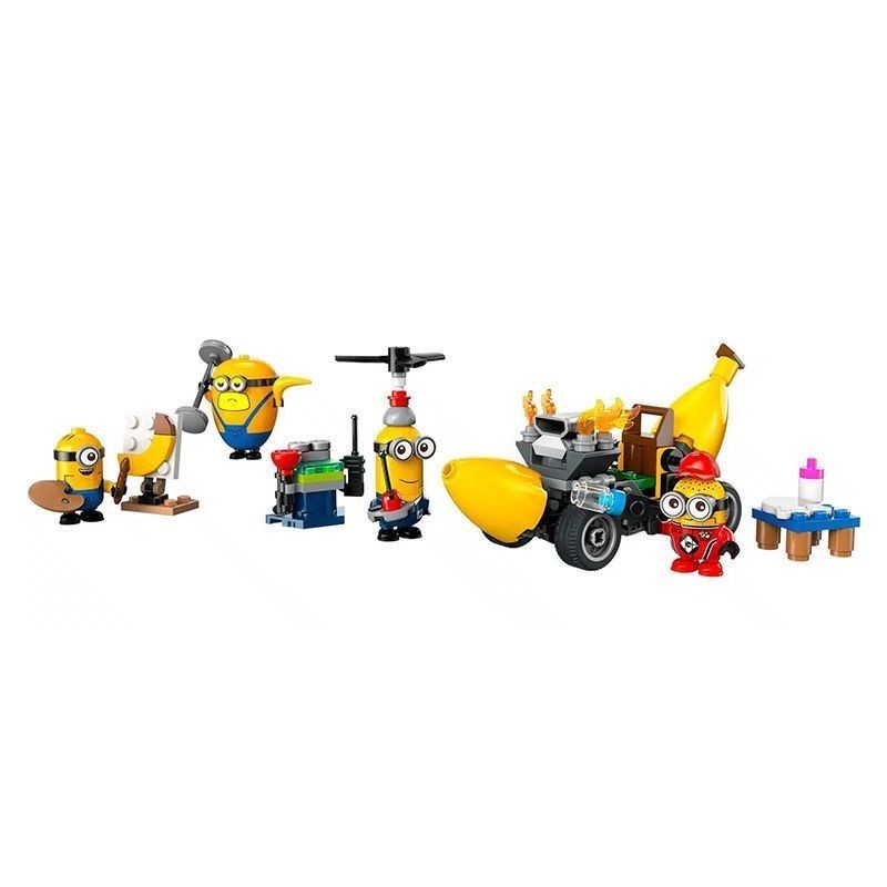 LEGO LEGO 75580 Minions Banana Car Minions Series ผู้ชายผู้หญิงการศึกษาบล็อกตัวต่อของเล่นของขวัญ 010