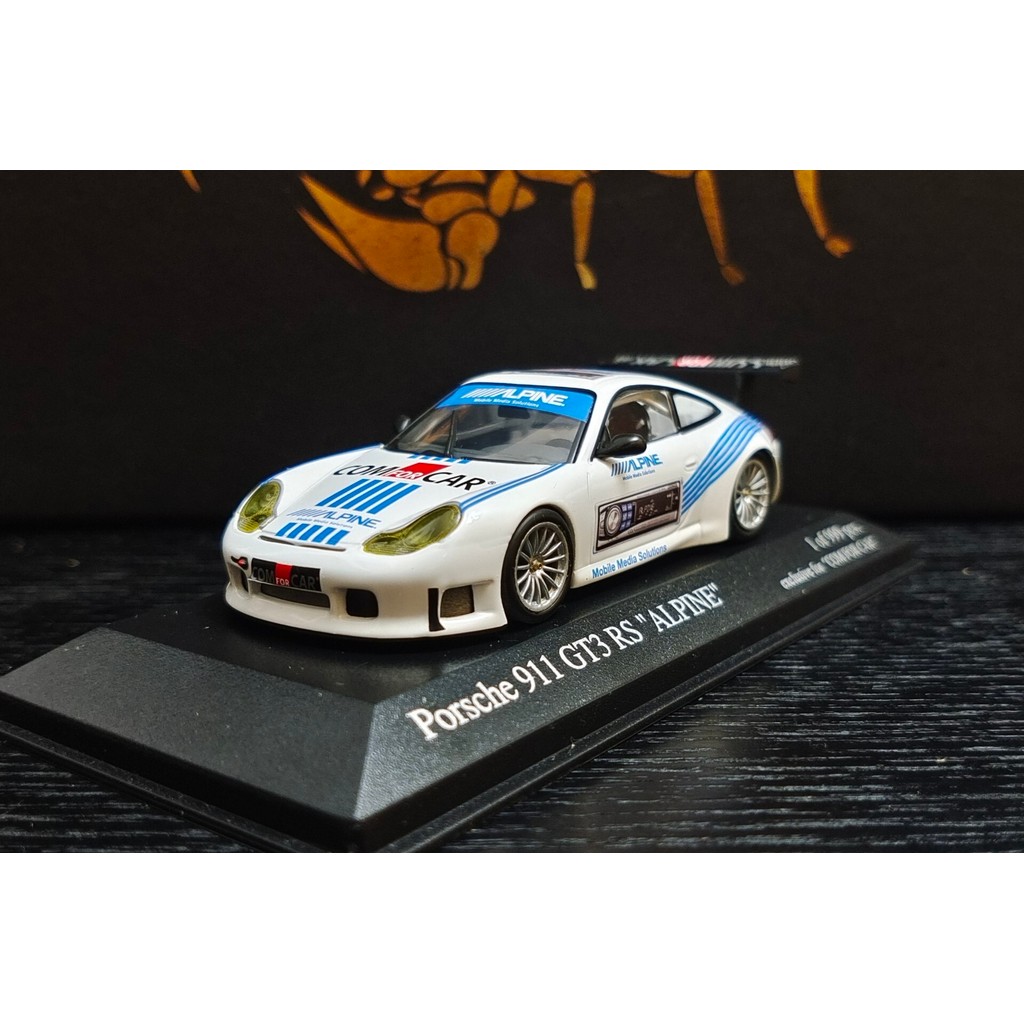 Mini minichamps Mini Cut 43 1/43 รุ่น Porsche 911gt3rs Arpie 993 ไข่เจียว Light Limited 999 Out of P