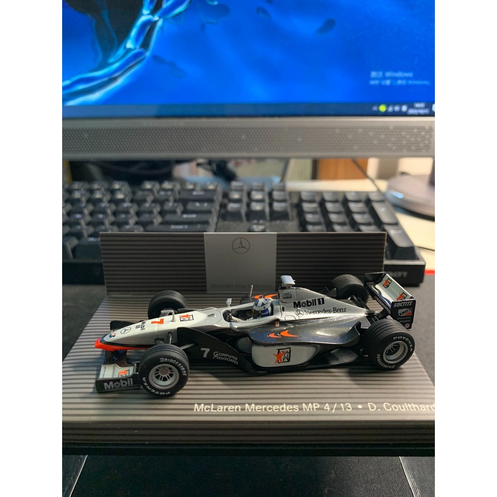 Mini Cut 1/43 mclarenF1 Fleet mp4-13 Curthard 1998 Race Season รุ่นผู้ผลิต [คําอธิบายรุ่น] พื้นผิวสี