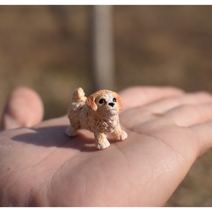 เยอรมัน Sile Mini Puppy Puppy Puppy จําลองสัตว์เลี้ยงฟาร์มสัตว์ของเล่น