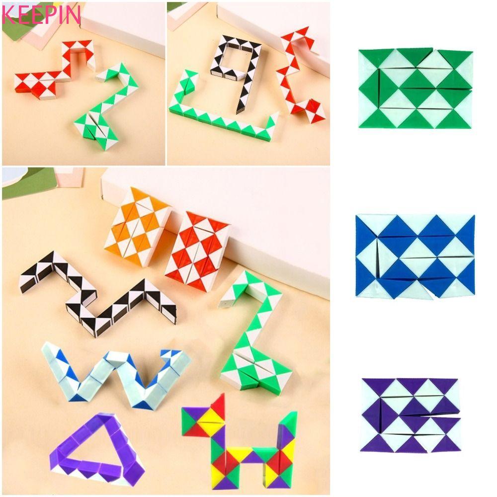 KEEPIN Magic Snake Cube, รูปร่างพิเศษเปลี่ยน Cube 24 ความเร็ว Magic Snake ไม้บรรทัด, ส่วนความเร็วที่