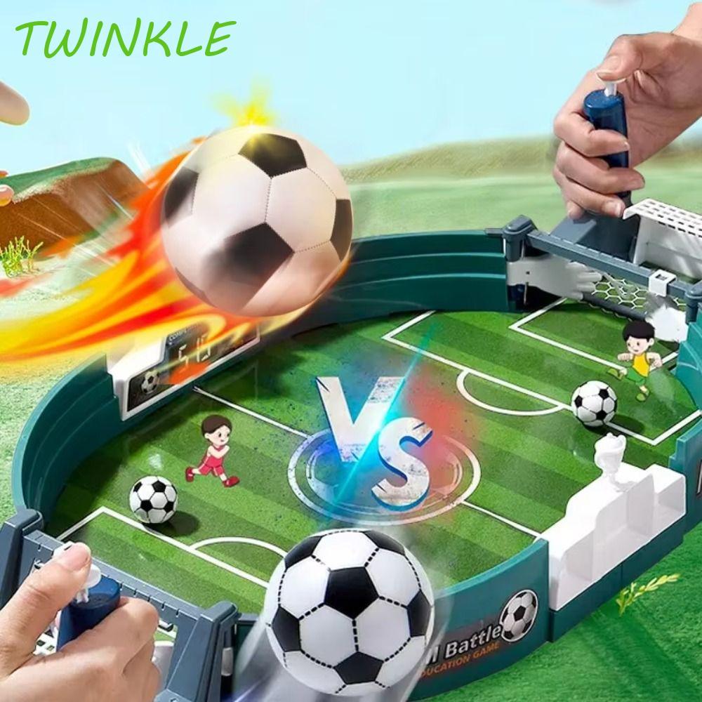 TWINKLE1 เกมกระดานฟุตบอลตาราง, Competitive Ejection Type Tabletop Soccer Game 2 Balls Educational Pu