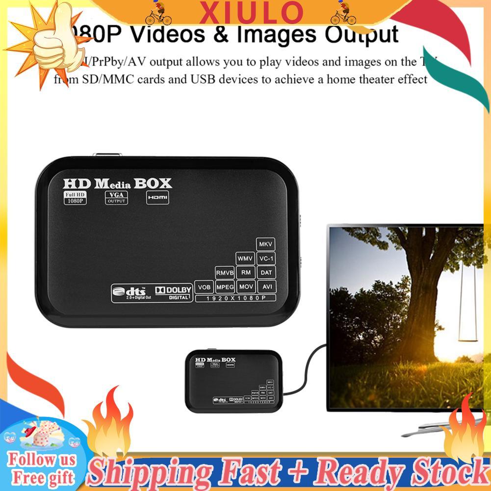 Xiulo Xiulo SUNGOOYUE Full HD Media Player 1080P ตัวถอดรหัสวิดีโอ 1.3 USB 2.0 รองรับ MKV AVI RMVB MO