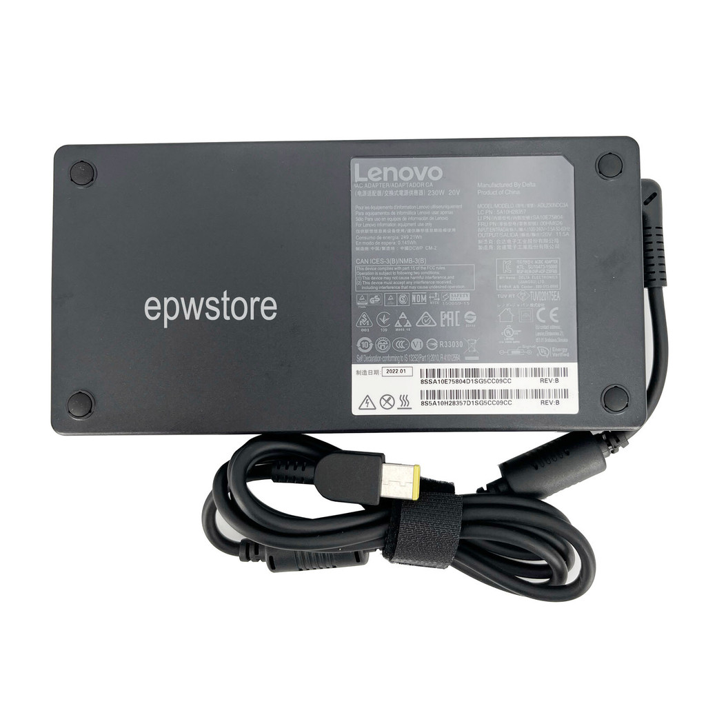 20V 11.5A 230W AC Adapter Charger สําหรับ Lenovo Ideapad Legion Y545 Y740 Y730 Y900
