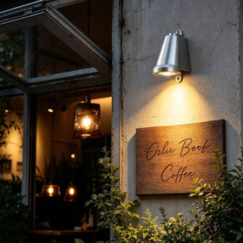 โคมไฟติดผนัง LED กันน้ำ กลางแจ้ง ลมอุตสาหกรรม วินเทจ สำหรับ บันได ระเบียง สวน