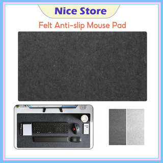 NICE Non-Slip Felt Desk Pad Large Extended Mouse Keyboard Laptop Computer Mat for Office and Gaming