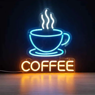 ไฟนีออน LED สําหรับคาเฟ่ เหมาะสําหรับผนังภาพถ่ายยอดนิยม ร้านสไตล์ Instagram.Signboard.Billboard.สร้างบรรยากาศการตกแต่งที่สร้างสรรค์