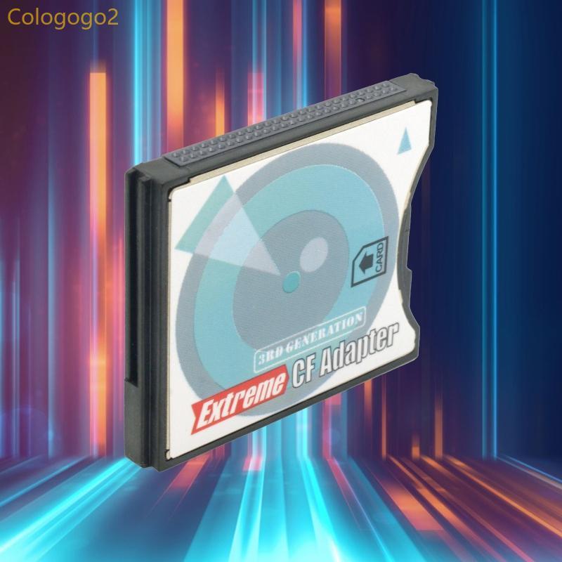 Cologogo2 อะแดปเตอร์ SD เป็น CF สําหรับ MMC SD ถึงขนาดกะทัดรัดแฟลช TypeII Reader Sleeve Extreme CF A