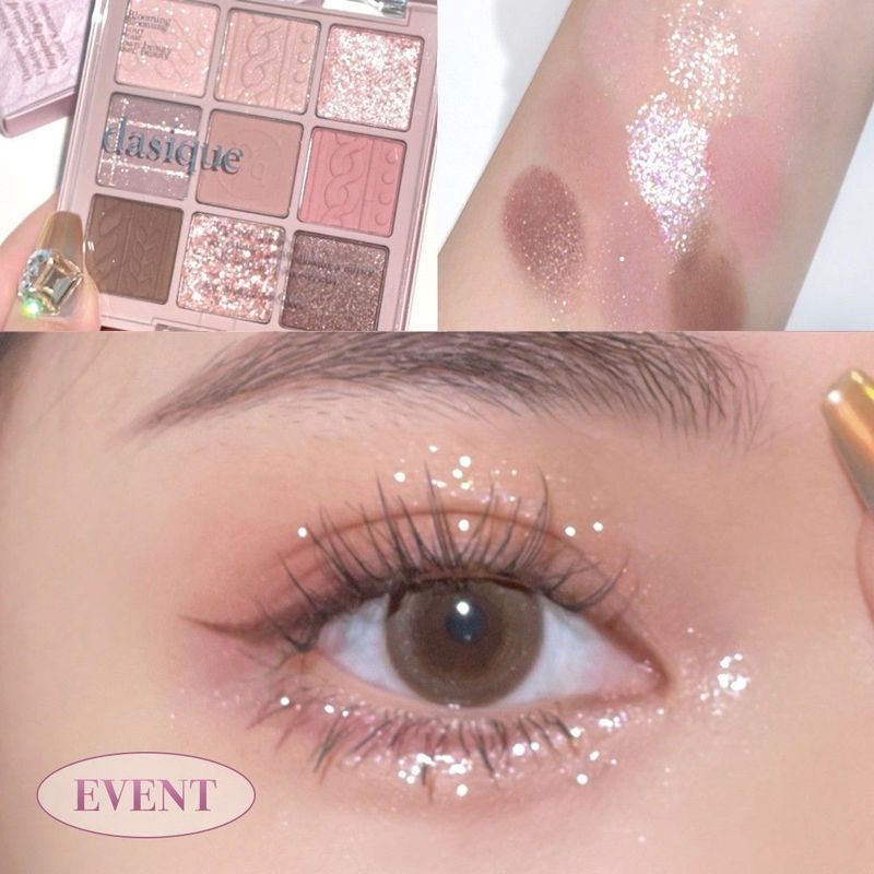 [ของแท้] เกาหลีนําเข้าDASIQUE Eyeshadow Palette High Gloss Repairing กระพริบการปรับเปลี่ยนเกาหลีแต่ง