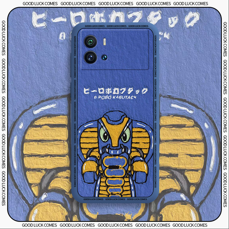ภาพวาดสีน้ํามันเกราะเหล็ก Xiaobao เหมาะสําหรับ iqoo9 เคสโทรศัพท์ iqoo9pro ซิลิโคนเหลว vivo รวมทุกอย่