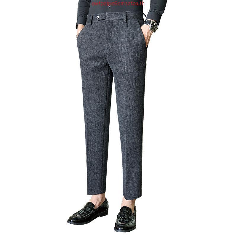 GQ PerfectPants™ กางเกงขายาวผ้าสะท้อนน้ำ สีกรมท่า