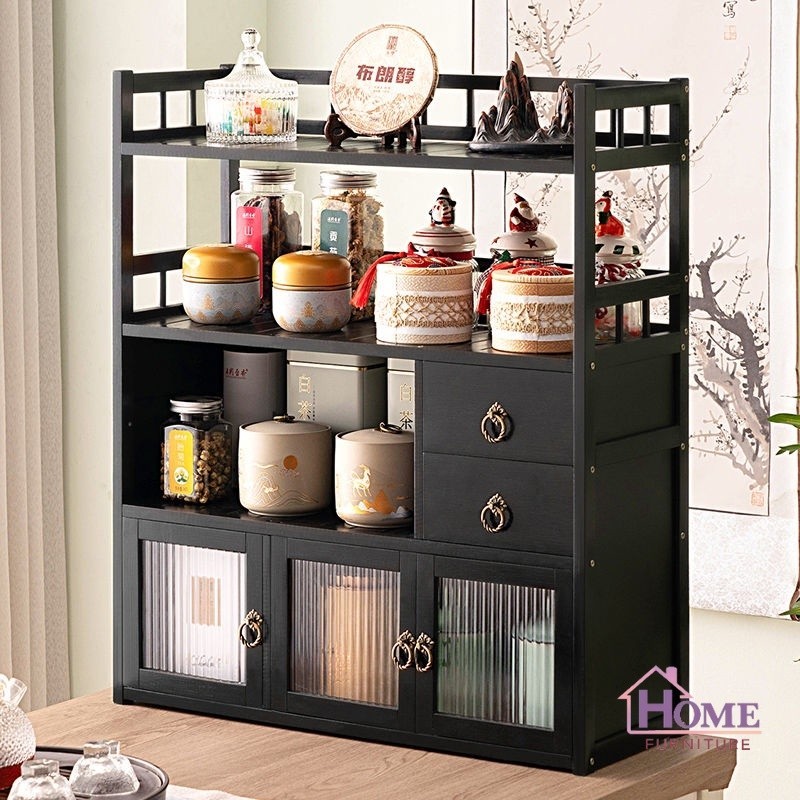 🍁Storage rack Desktop storage rack Bogu rack Tea rack Storage small cup rack🍁