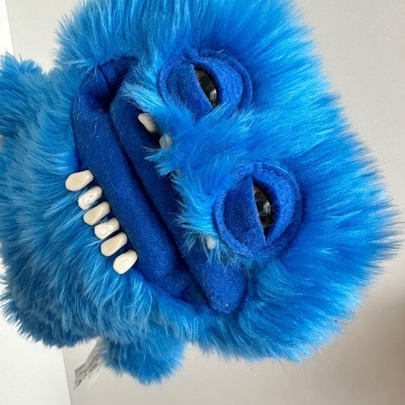 【พร้อมส่ง】fuggler funny ugly monster Out of Print Rare fugler Blue Laughing Monster Puke Tooth Baby 