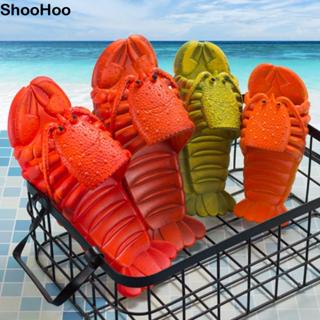 รองเท้าแตะชายหาด SHOOHOO ออกแบบเหมือนกุ้งก้ามกราม สวมใส่ง่าย…