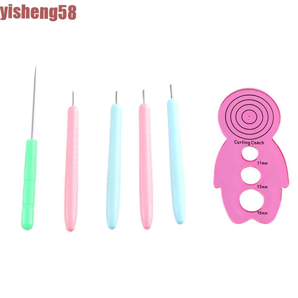 FABLE 12PCS Quilling ชุดเข็ม, Quilling Slotted ปากกาหลายขนาดกระดาษ Quilling เครื่องมือ, DIY กระดาษ C