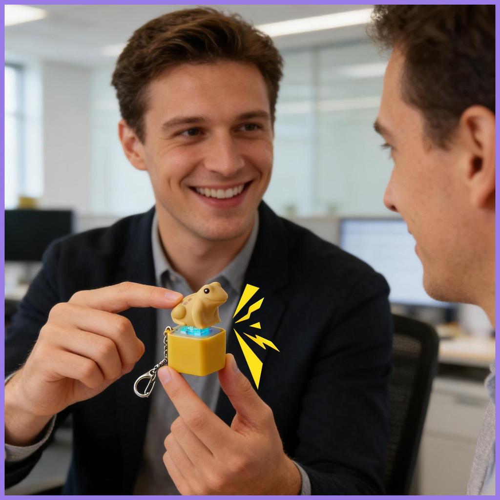 คีย์บอร์ด Clicker Fidget Frog ชาร์จ Finger Gadget Clicker Fidget ของเล่นสําหรับผู้หญิงผู้ชายโรงเรียน