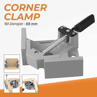 HIFESON Corner Clamp Penjepit Frame Kaca Kayu Angle 90 Derajat 68mm - CC90